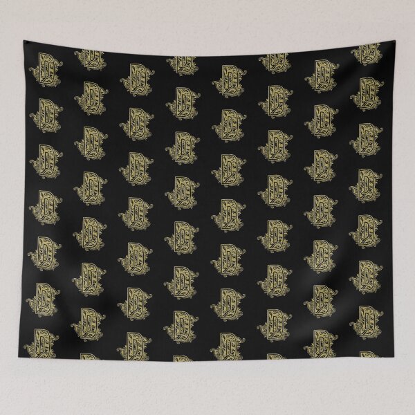 Item preview, Gold floral letter D designed and sold by DarkArtStudio.