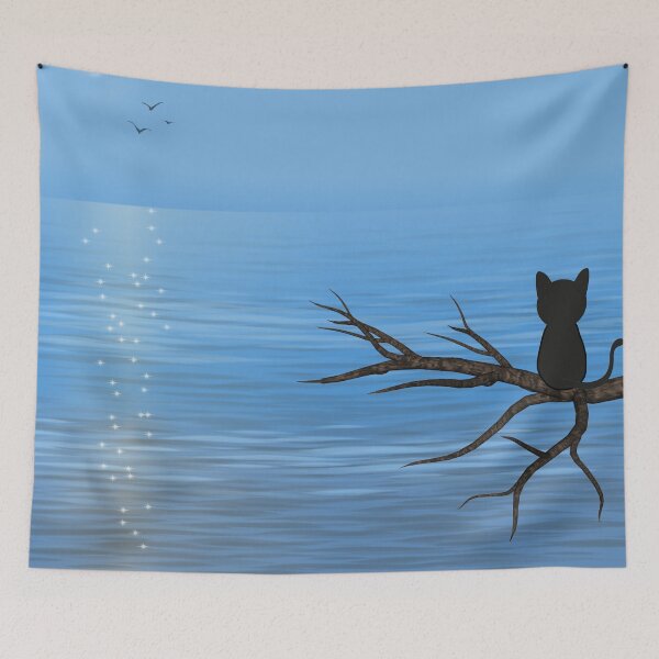 Item preview, At peace - featuring the two cheeky Cats Tipsy & Tapsy. By Cute Kawaii Art. designed and sold by CuteKawaiiArt.