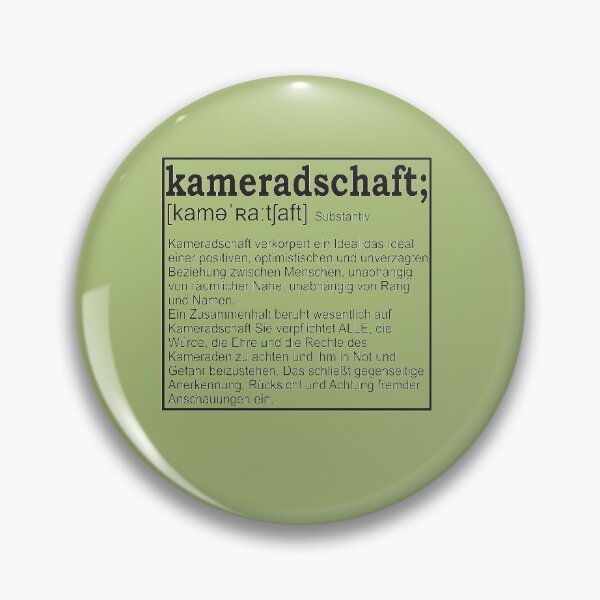 Artikelvorschau, Kameradschaft - Definition- Geschenkidee entworfen und verkauft von DreiAlpha.
