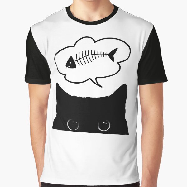 Item preview, Cat thinking about fish. designed and sold by msOctopus.