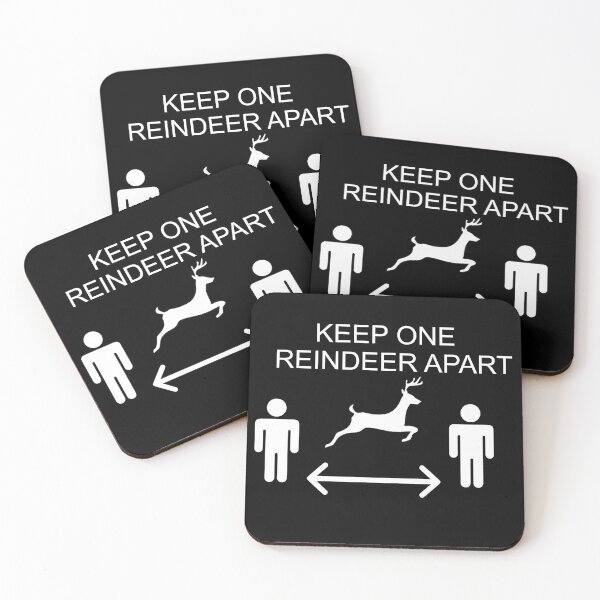 Item preview, Keep One Reindeer Apart Funny Christmas Gift designed and sold by Riazzzy.