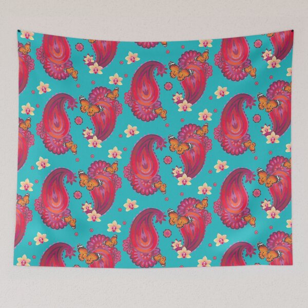 Item preview, Butterfly Orchid Paisley  designed and sold by Niques-Atelier.