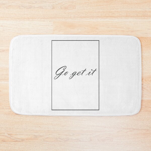 Item preview, Go Get It 269 Watercolor Map Yoga Quote Definition designed and sold by vividpixelusa.
