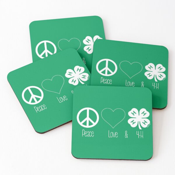 Item preview, Peace, love, & 4-H designed and sold by jpresar.