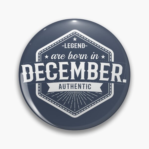 Item preview, Legend are born in December Birthday Quotes designed and sold by Mande Arts.