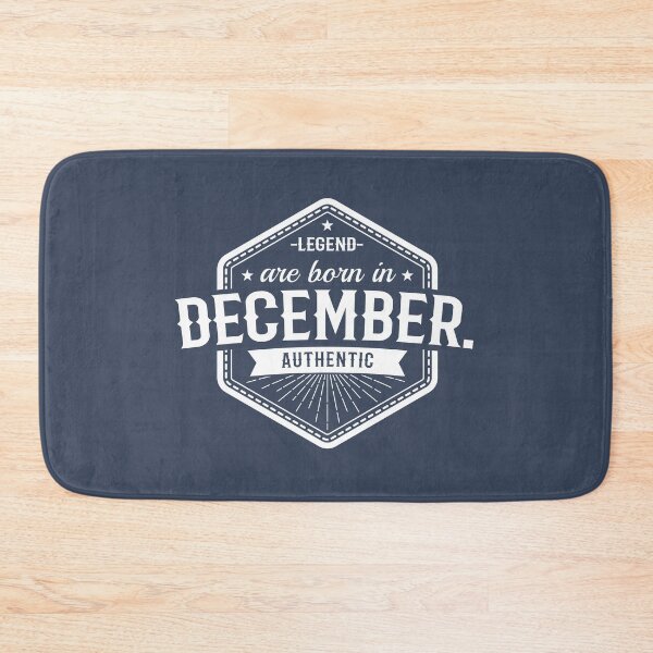 Item preview, Legend are born in December Birthday Quotes designed and sold by Mande Arts.