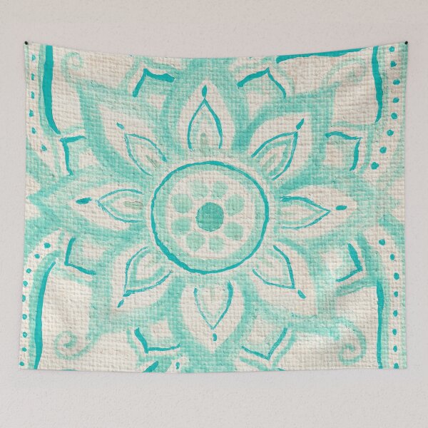 Item preview, Turquoise moroccan tile designed and sold by Carolin Bentbib.