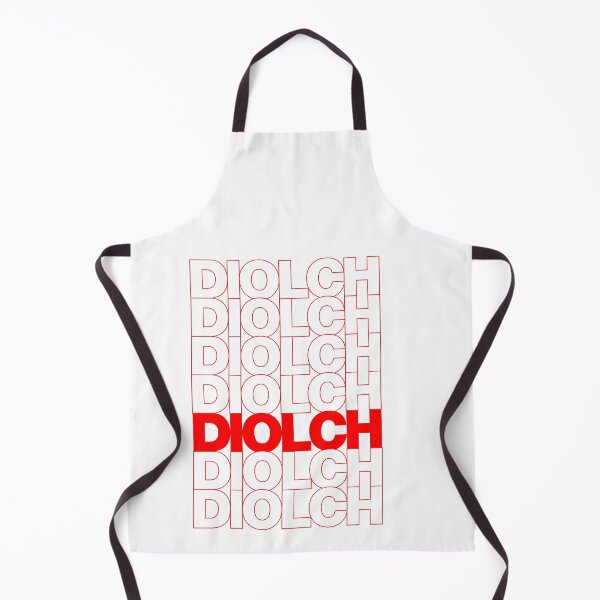 Item preview, Classic Thank You Repeating Pattern - Welsh (DIOLCH) designed and sold by jdotrdot712.