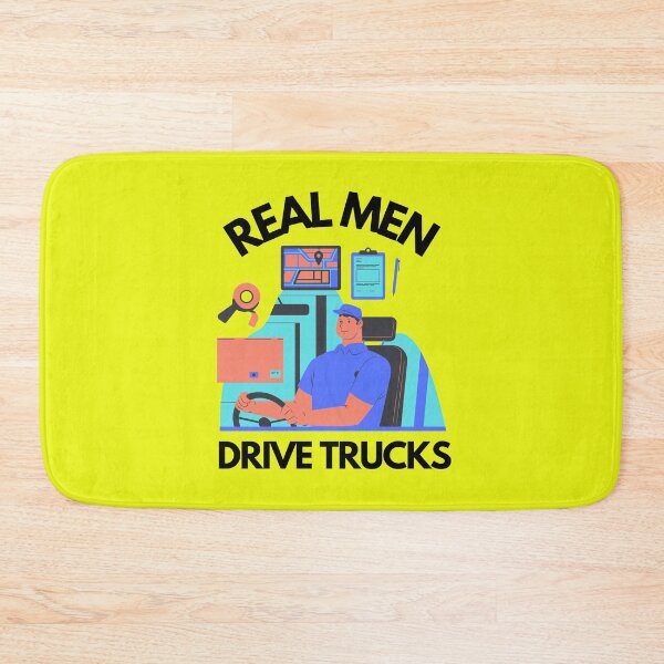 Item preview, Real Men Drive Trucks designed and sold by Mamibo.