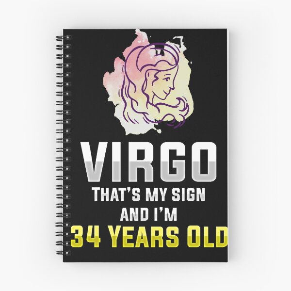 Aperçu de l'œuvre Test du signe du zodiaque - La Vierge est mon signe et j'ai 34 ans créée et vendue par TGWCAMPER.