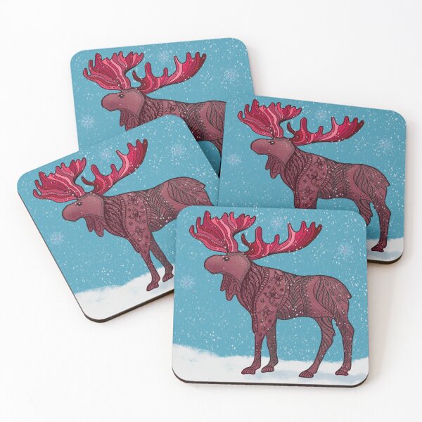 Item preview, Moose with patterns designed and sold by sueshorman.
