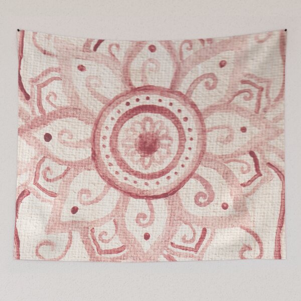 Item preview, Pink moroccan tile designed and sold by Carolin Bentbib.