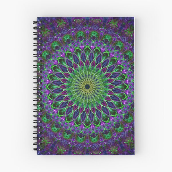 Item preview, Neon green and light violet mandala designed and sold by JBlaminsky.
