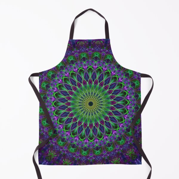Item preview, Neon green and light violet mandala designed and sold by JBlaminsky.