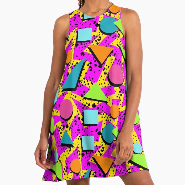 blue dress for baby girl 90s Neon Skirt – iGlow Running main image 1