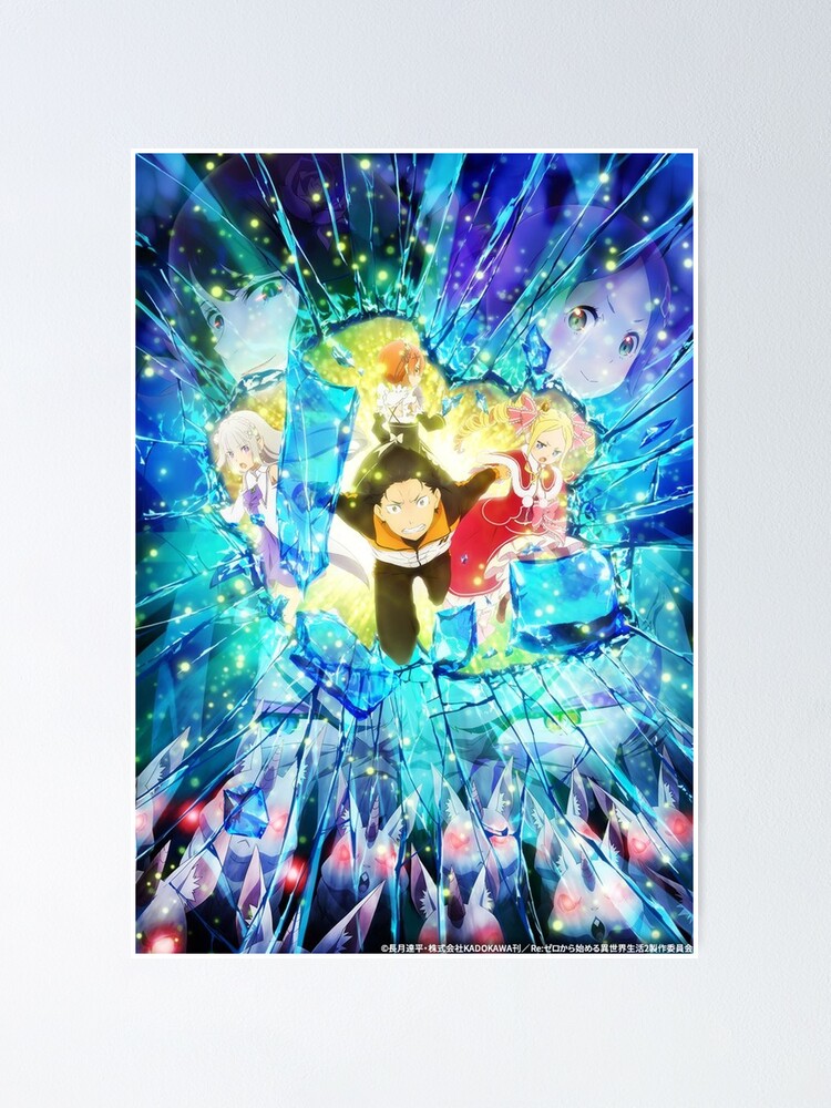 Re Zero Season 2 Part 2 Poster By Slidou Redbubble