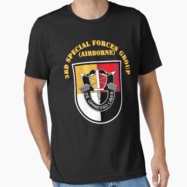 Item preview, SOF - 3rd SFG Flash w Txt V1 designed and sold by Military Insignia Products.