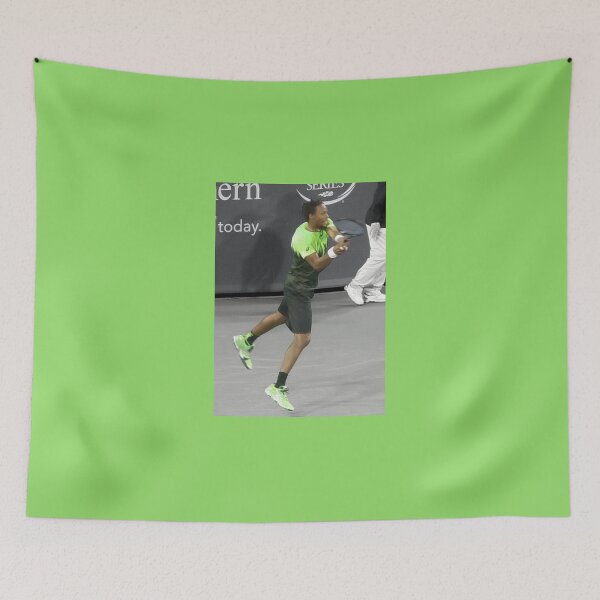 Item preview, Gaël Monfils jumping backhand designed and sold by ArtForKnowledge.