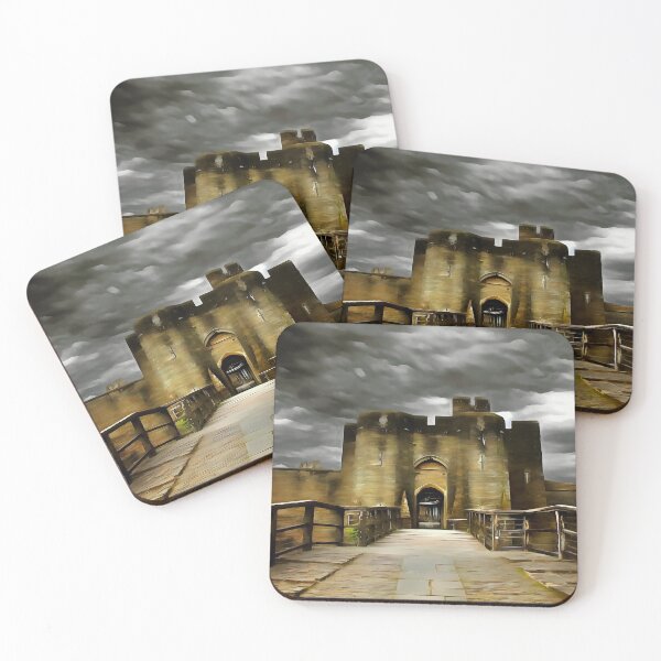 Item preview, Caerphilly Castle (Painting) designed and sold by cmphotographs.