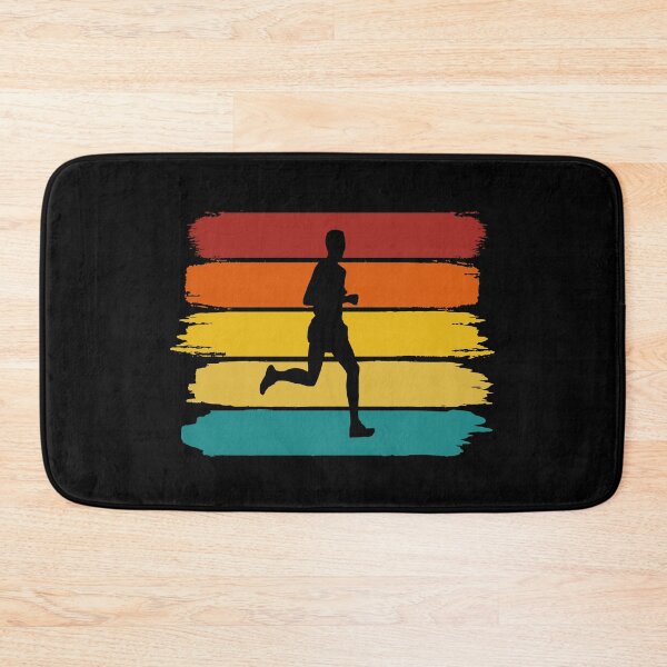 Item preview, Trail Runner - Retro Brushed Stripes designed and sold by HeatherPore.