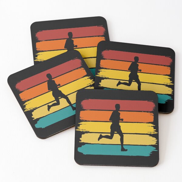 Item preview, Trail Runner - Retro Brushed Stripes designed and sold by HeatherPore.