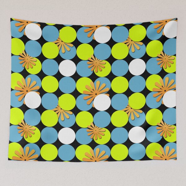 Item preview, Doted in Blue Yellow and White Pattern Design 359 designed and sold by Artnigel.