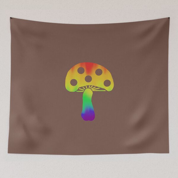 Item preview, Rainbow Mushroom designed and sold by LochNestFarm.