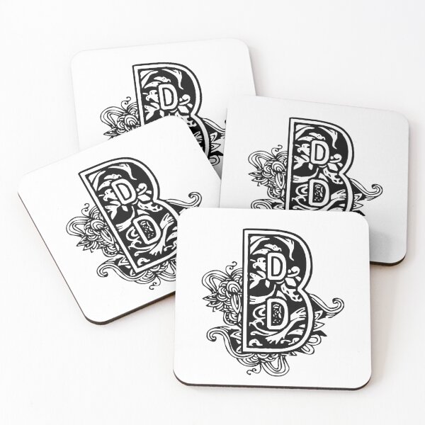 Item preview, Floral letter B designed and sold by DarkArtStudio.