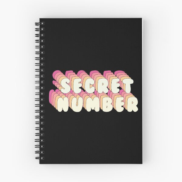 Item preview, SECRET NUMBER - Cute Kpop Girl Group Name Text PINK PEACH designed and sold by SugarSaint.