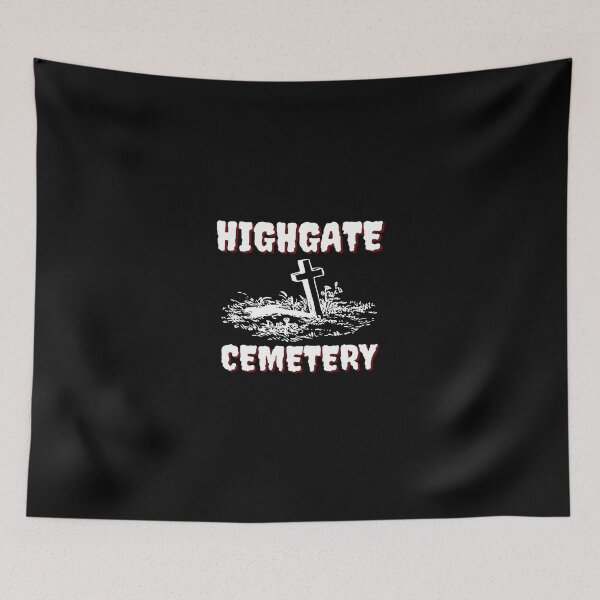 Item preview, Highgate Cemetery - Spooky artwork designed and sold by mewsis.