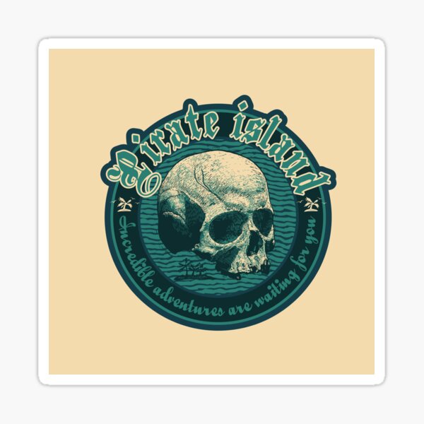 Aperçu de l'œuvre Île des pirates créée et vendue par MisterGooseShop.