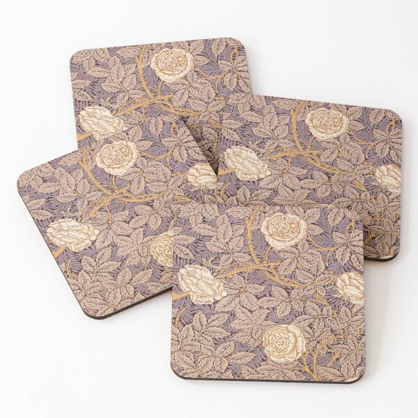Item preview, Vintage Mauve and Gold Roses designed and sold by hashnan21.