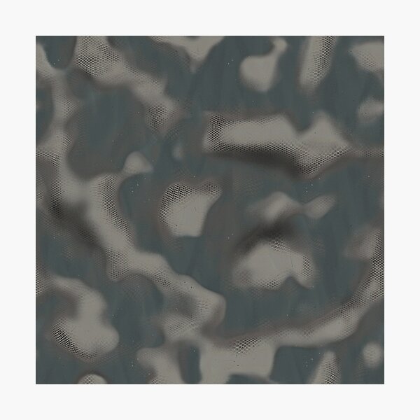 Chain Link Spray Paint Camo | Art Print