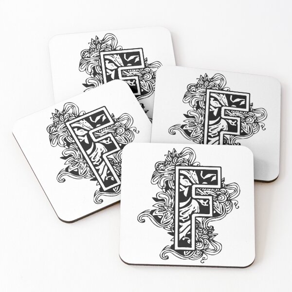 Item preview, Copy of Floral letter F designed and sold by DarkArtStudio.