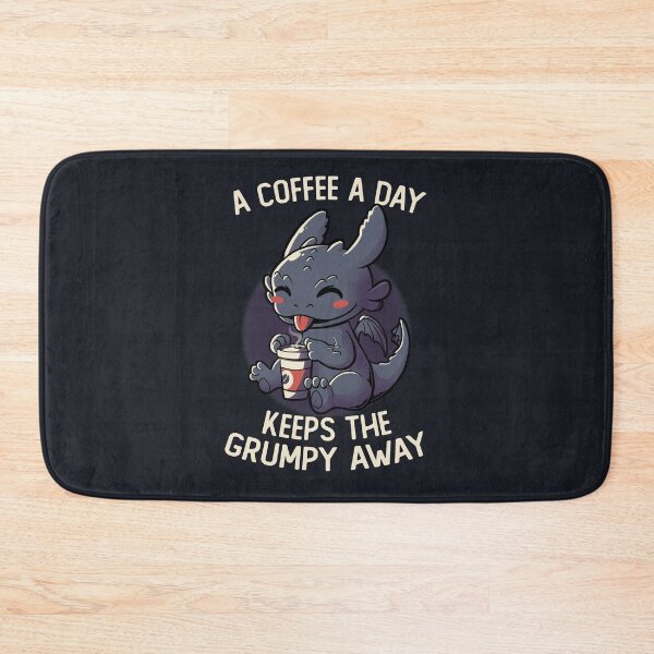 Item preview, A Coffee a Day Keeps The Grumpy Away Funny Cute Gift designed and sold by EduEly.