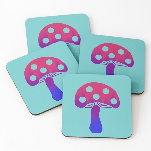 Item preview, Bi Pride Mushroom designed and sold by LochNestFarm.