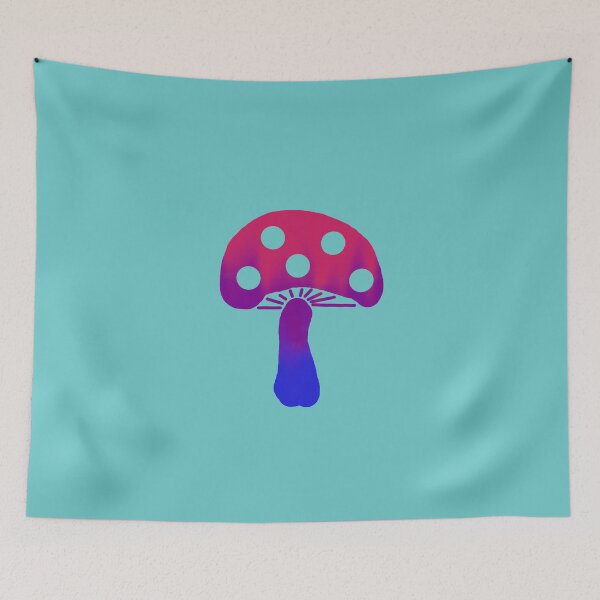 Item preview, Bi Pride Mushroom designed and sold by LochNestFarm.