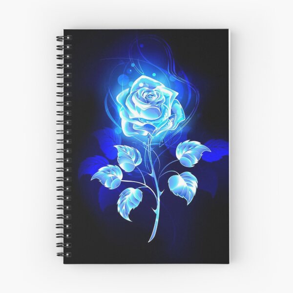 Item preview, Glowing Neon Blue Rose designed and sold by ReesDesigns.