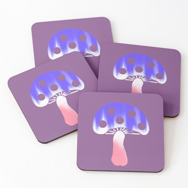 Item preview, Trans Pride Mushroom designed and sold by LochNestFarm.