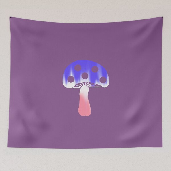 Item preview, Trans Pride Mushroom designed and sold by LochNestFarm.
