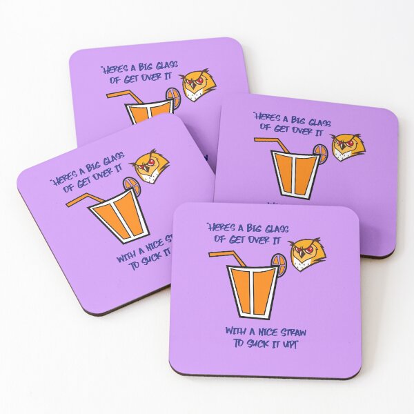 Item preview, Glass of Get Over It Straw to Suck It Up designed and sold by LeftFieldFunny.