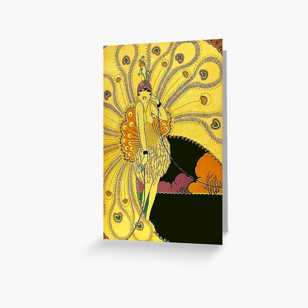 Item preview, FLAPPER : Vintage 1926 Art Deco Beautiful Print designed and sold by posterbobs.