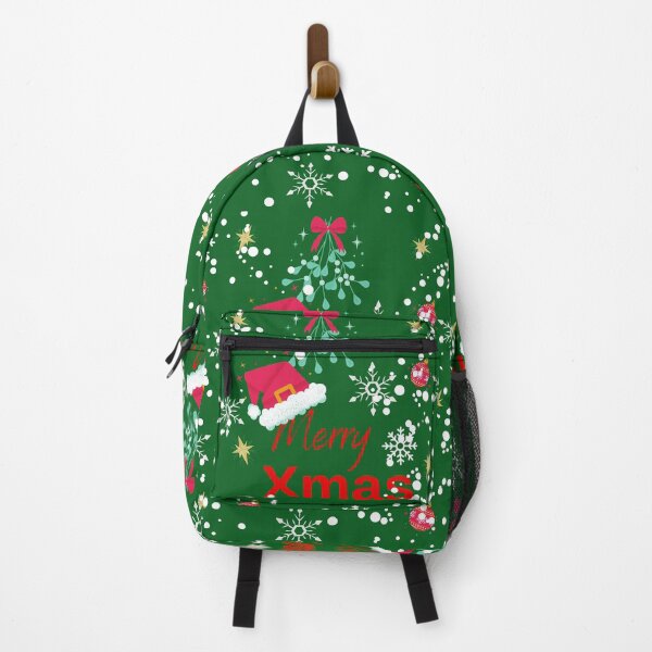 Item preview, Merry Xmas with decoration on dark green background designed and sold by Vero De.