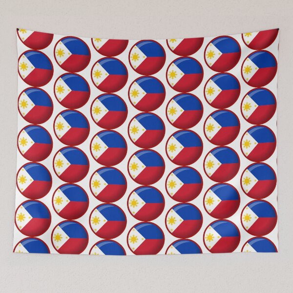 Item preview, The Philippine Flag in a Round shaped Design designed and sold by findsbyjune374.
