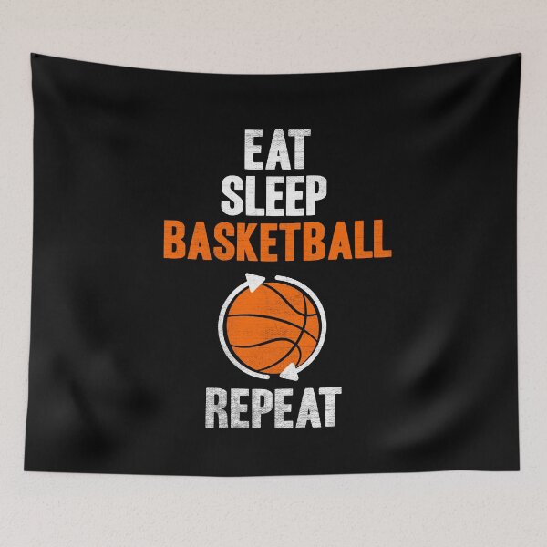 Item preview, Eat Sleep Basketball Repeat - Basketball Player designed and sold by Ibu83.