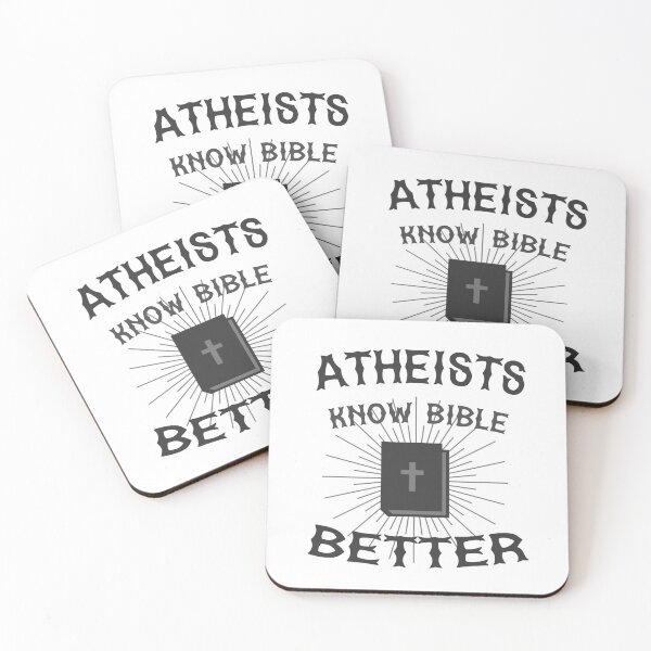 Item preview, Atheists Know Bible Better Funny Atheism Humour Gift designed and sold by cattiktoks1718.