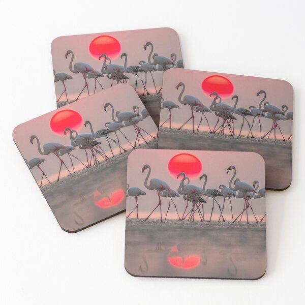 Item preview, sunset cruise of the flamingo family designed and sold by 42youbest.