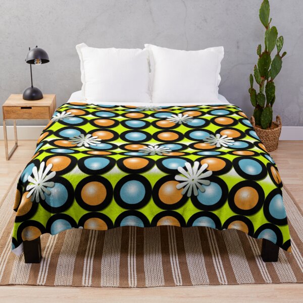 Item preview, Doted in Blue Orange and Yellow Pattern Design 361 designed and sold by Artnigel.