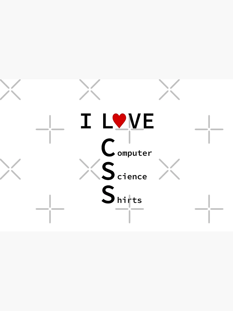 Thumbnail 4 of 4, Zipper Pouch, I Love CSS, Software Engineer, Computer Science, Web, WWW, Programming Humor, HTML designed and sold by Max-Wear.