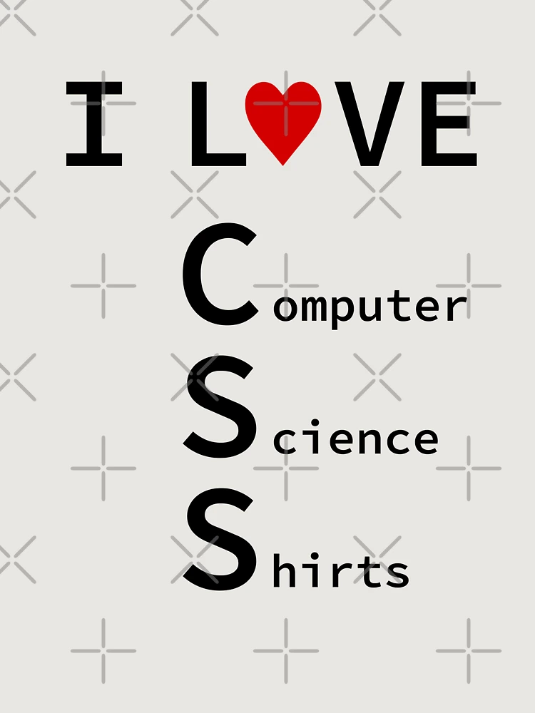 Thumbnail 6 of 6, Premium Oversized Hoodie, I Love CSS, Software Engineer, Computer Science, Web, WWW, Programming Humor, HTML designed and sold by Max-Wear.